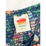 Farm Rio  | Tropical Birds Blouse Navy Blue Multi | Sz S | Tropical Bold Vibrant Photo 10