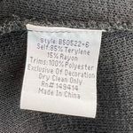 Johnny Was Glinda Applique Jacket Black Knit Patchwork Photo 7