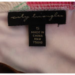 City Triangles Pink Floral Halter Dress Rockabilly 50s Pinup Belted Retro Size 5 Photo 4