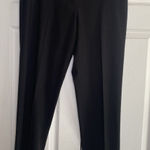 Calvin Klein Womens 10 Highline Pants Black Straight Leg Trouser Pants Career Photo 0