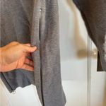 Akris Punto  gray cowl neck zipper side pullover size US8 Photo 2
