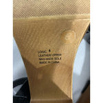 Womans Zigisoho Logic 6 Black Ankle Strap 2 Band Platform Wood Heel Sandals Photo 8