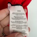 BCBGMAXAZRIA  Women's Red Sleeveless‎ Cut-Out Shoulder Detail Jumpsuit Size XS Photo 12