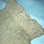 Alison Andrews 𝅺 knotted waist eyelet short sleeves size XL Photo 1