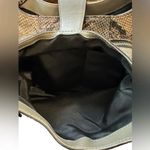 Coach  LYNN LEATHER HOBO SOHO EMBOSSED PYTHON 🐍🐍 Tan/Black F17419 Photo 9