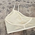 Free People  Women's Cream‎ Moonlight Mesh Bra Size Large Photo 1