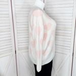 Vince Camuto  One and Only Hearts Pearl Embellished Sweater Ivory Pink‎ Medium Photo 2