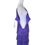 Anthropologie Hutch x  - Xala One-Shoulder Tiered Pleated Tulle Maxi Dress Sz 6 Photo 7