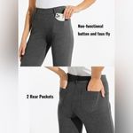 NWT Willit Yoga Dress Pants Straight Leg Stretchy Office Casual Yoga Work Slacks Gray Size undefined Photo 4