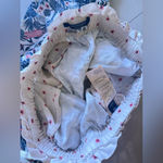 Scotch & Soda Floral Print Track Pants, Size L elastic Waist tie pull on Photo 5