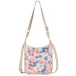 Style & Co Whipstitch Dip Dye Crossbody Bag Purse & Wallet Set Watercolor Artsy Photo 2