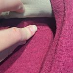 Banana Republic | Cranberry Color Merino Wool V-Neck Sweater Sz M Photo 9