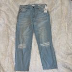 NWT Muselooks Slim Boyfriend Jean size 15 Distressed Jeans Boutique Brand Blue Photo 1