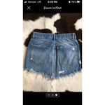 Free People  Embroidered Denim Mini Skirt Photo 2