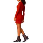 Reformation Jeanne Long Sleeve Sweater Dress in Red, EXCELLENT, Size XL Photo 1