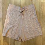 Nasty Gal Shorts Cable Knit Sweater Bottoms Pink Size Medium Photo 1