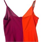 Lulus Perfect Duo Coral Red and Purple Color Block Bodycon Mini Dress Size Large Photo 11