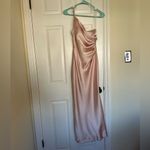 Revelry Blush Pink Jade Satin Dress Size 0 Photo 3