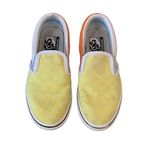 Vans Rare Print Slip-On Sneakers Penn Tennis Neon Orange Yellow W7 Photo 1