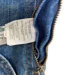 Madewell Indigo Skinny Overalls Denim Classic Workwear Ankle Raw Hem Photo 11