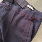 Mango  Navy Suit Pants with Red Stitching Photo 9