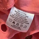 Simply Southern  medium womens eyelet lace top coral 3/4 sleeves Photo 7