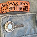 Wax Jean ‎ Women’s Small Light Wash Denim Zip Button Close Cuffed Shorts Photo 2