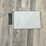 Street Level NWT  ivory braided clutch purse. Photo 0