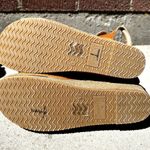 Spring Step L'Artiste By Cuteness Leather Wedge Sandals Ankle Strap Brown 10.5 Photo 6