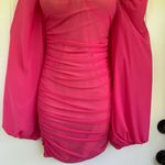 Oh Polly  Pink Dress with Beige Lining Sz 8 NWT Photo 2