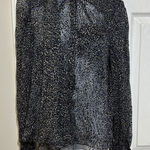 Balenciaga  Silk Scarf Sheer Blouse size 40 Photo 0