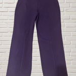 Peter Nygard Nygard Slims XL Purple Ponte Pull-On Pants High Rise Ankle Stretch Wide Leg Photo 0