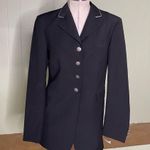 RJ CLASSICS PRESTIGE Frock Show Dressage Equestrian Coat 100% Lightweight Wool 4 Black Photo 0