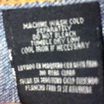 IZOD  Denim vest studded retro Y2K P/L punk preppy 100% cotton distressed… Photo 3