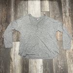 Victoria's Secret Victoria’s Secret Gray Long-sleeve Baggy Pajama Top Small Photo 9