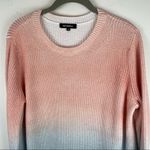 Revolve 525 America Emma Shaker Sweater Ombre Tie Dye Cotton Sz Small Boho Pink Photo 3