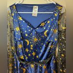 Target Adult Navy Moonlight Witch Halloween Costume‎ WITHOUT Hat Size S Photo 5