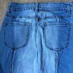 Rue 21  Festival Flare Two Tone Distressed Jeans Photo 4