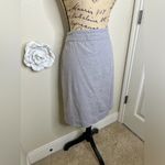 J.Crew NTM: Lightweight Textured Light Gray Pencil Skirt Size 12 Photo 5
