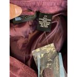 Relativity  Women's Shirt Jacket Suede Leather Zip Front Pink Lined Plus 2X NEW Photo 4