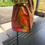 Patricia Nash floral oil painting, satchel CLARISSE style Photo 1