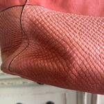 Isaac Mizrahi  Live  Coral Peach Leather‎ Large Purse Photo 7