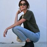 AGOLDE  Merrel High-Rise Raw Hem Low Stretch Straight Denim Jeans Size 26‎ Photo 1