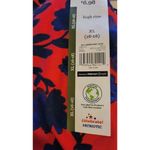 WTC Americana Ladies Capri Leggings, Red and Blue Floral Design, Size XL (16 Photo 2