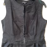 Lafayette 148  Full Zip Cotton Chunky Zipper Dress Size 10 Photo 4