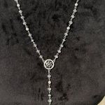 Cato  Silvertone Lariat Necklace Photo 0