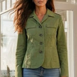 Max Mara Weekend Utility Jacket Green Size 8 Photo 0