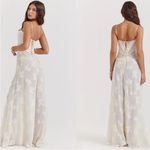 House Of CB HOUSE‎ OF CB 'Seren' Vintage Cream Floral Lace Back Maxi Dress NWOT size XL A-C Photo 3