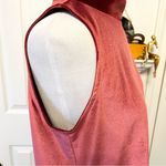 Loft Wine Velvet Sleeveless Top Small Photo 1