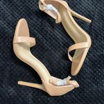 Ankle Straps High Heel Sandals Casual Shoes Pumps Office Shoes Pumps Slippers Tan Size 7 Photo 2